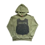 Greer Street Olive Vest Hoodie